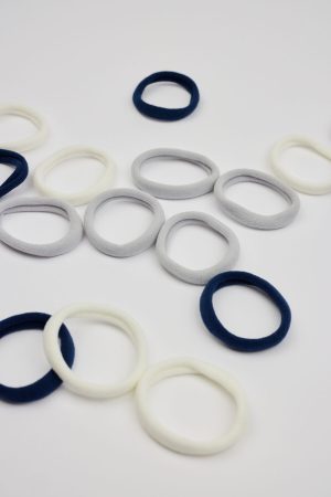 Pack of 18 Seamless Hair Elastics