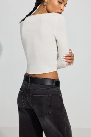 Bodycon Scoop Neck Sweater