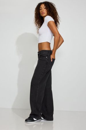 Low Rise Baggy Jeans