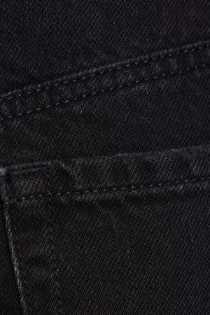 Denim Relaxed A-Line Shorts