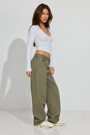 Low Rise Baggy Pants