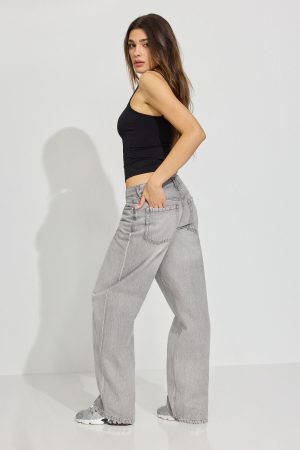 Low Rise Baggy Jeans