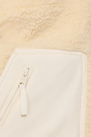 Sherpa Mixed Media Jacket