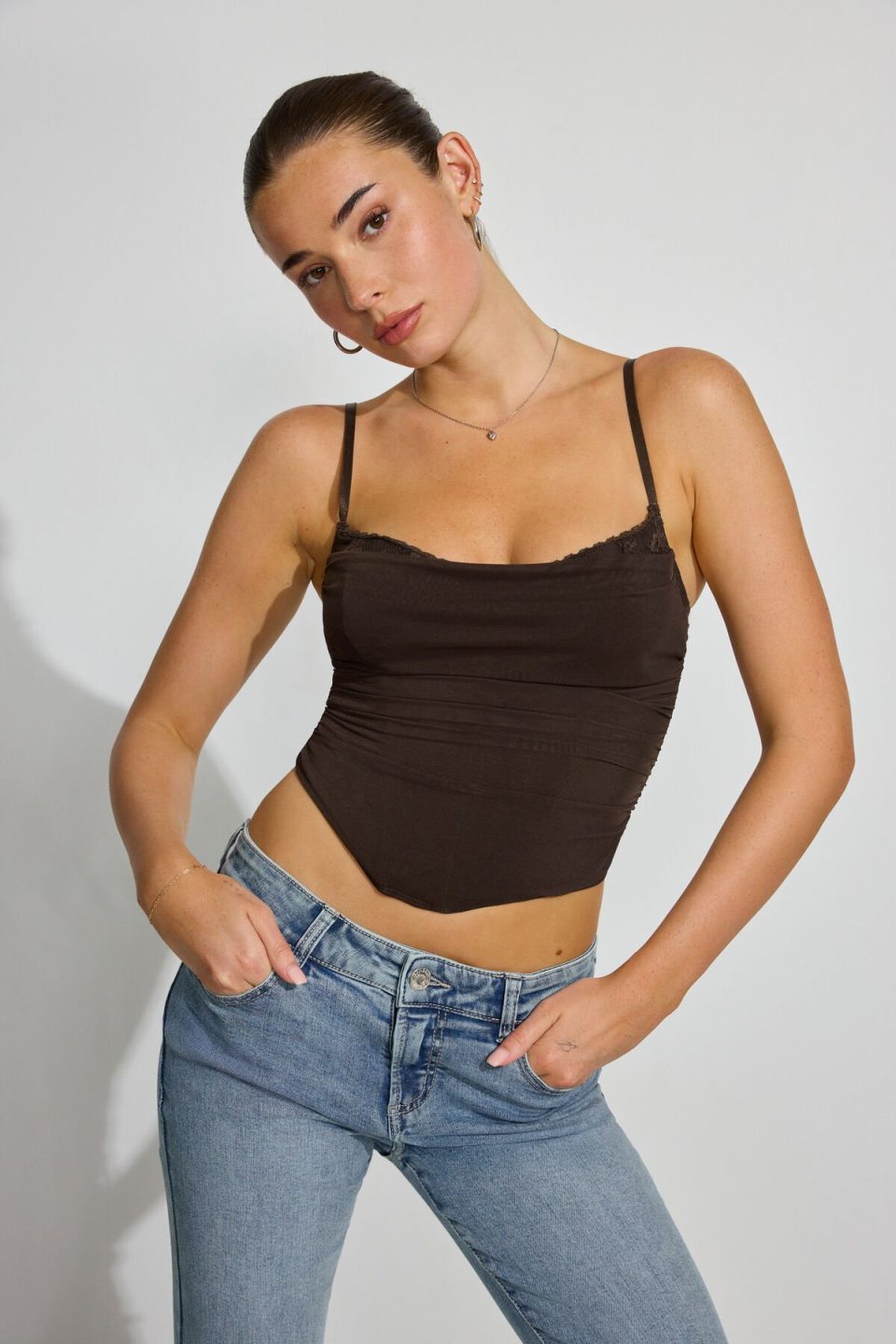 Ally Mesh Peekaboo Bustier