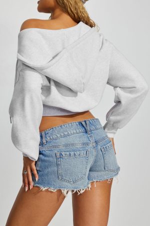 Ultra Low Rise Relaxed Shorts