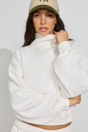 UltraFleece Bubble Mock Neck Sweater