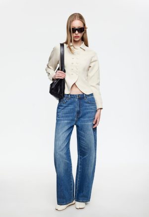 FORM JACKET – CREAM